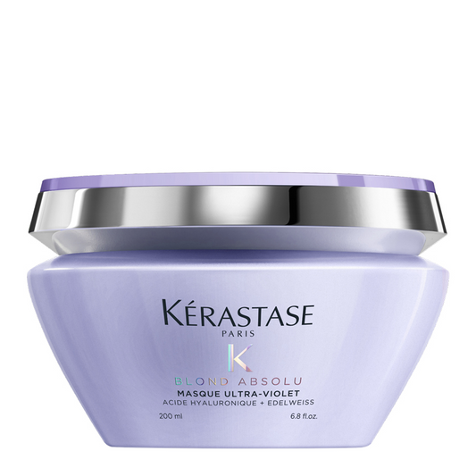 Kérastase - Blond Absolu - Masque Ultra Violet, vijolična maska proti neželenim rumenim tonom